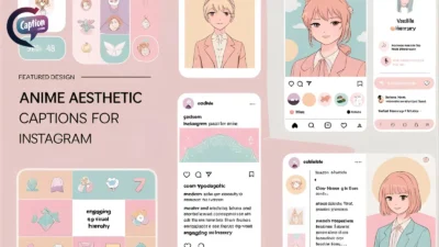 Anime Aesthetic Captions for Instagram