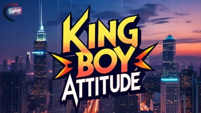King Boy Attitude Caption 2025