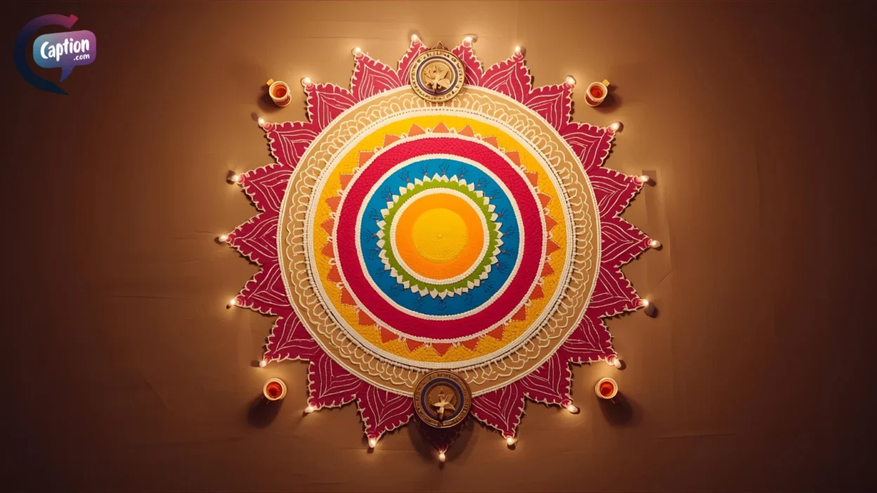 Rangoli Captions for Instagram