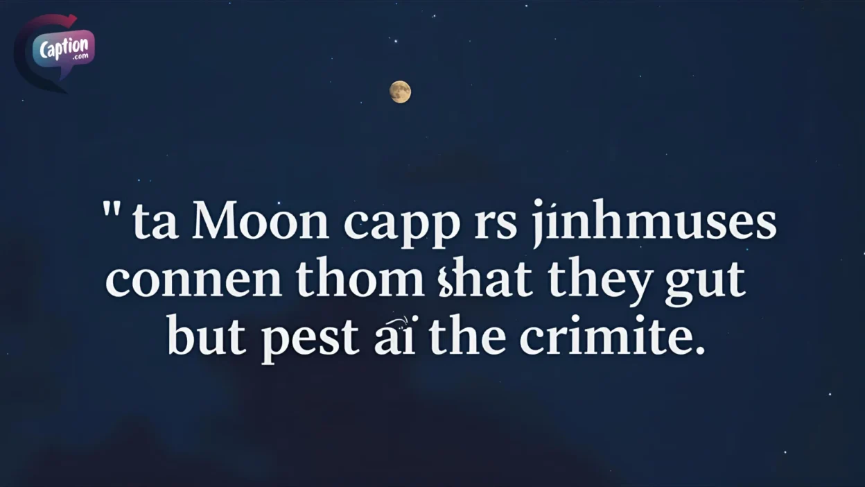 Moon Captions for Instagram