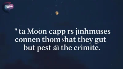 Moon Captions for Instagram