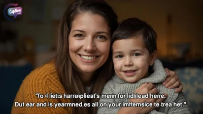Mother-Son Captions